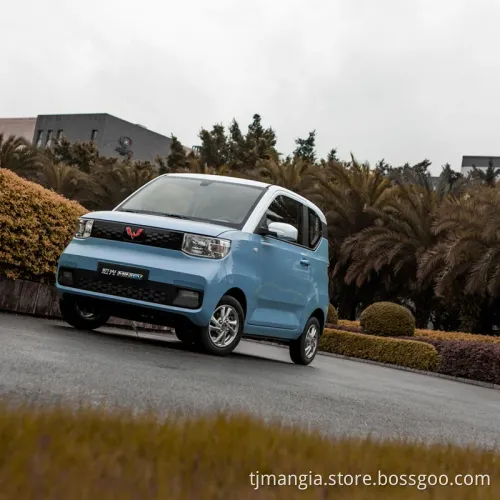 سيارة كهربائية جديدة للسيارة البالغة التي تقود wuling mini ev مغلقة بالكامل سيارة كهربائية جديدة بالكامل